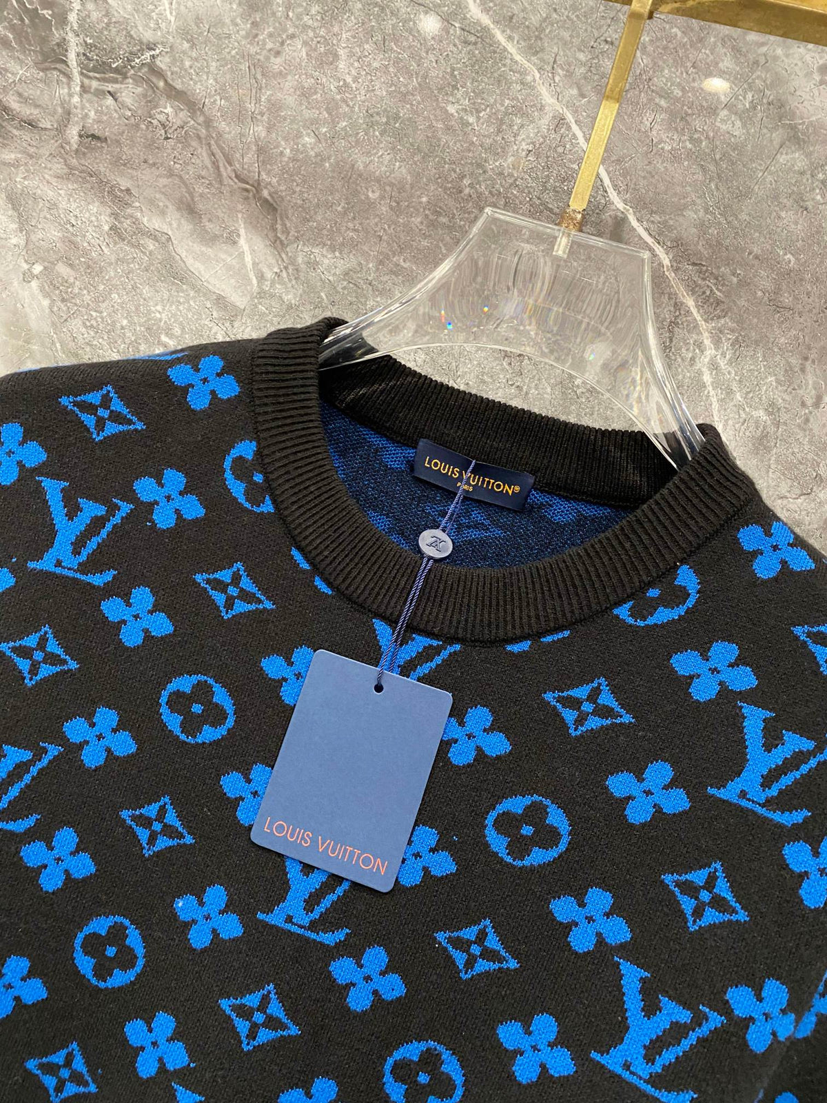 260910 New high-quality, soft and skin-friendly full-print sweater
