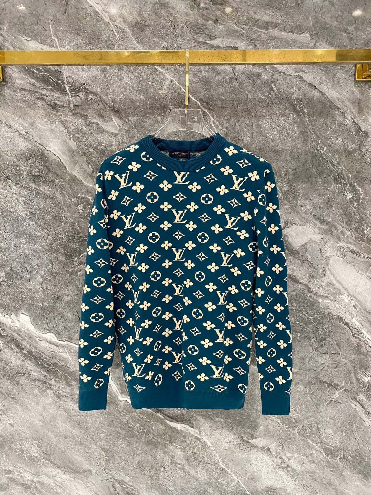 260910 New high-quality, soft and skin-friendly full-print sweater