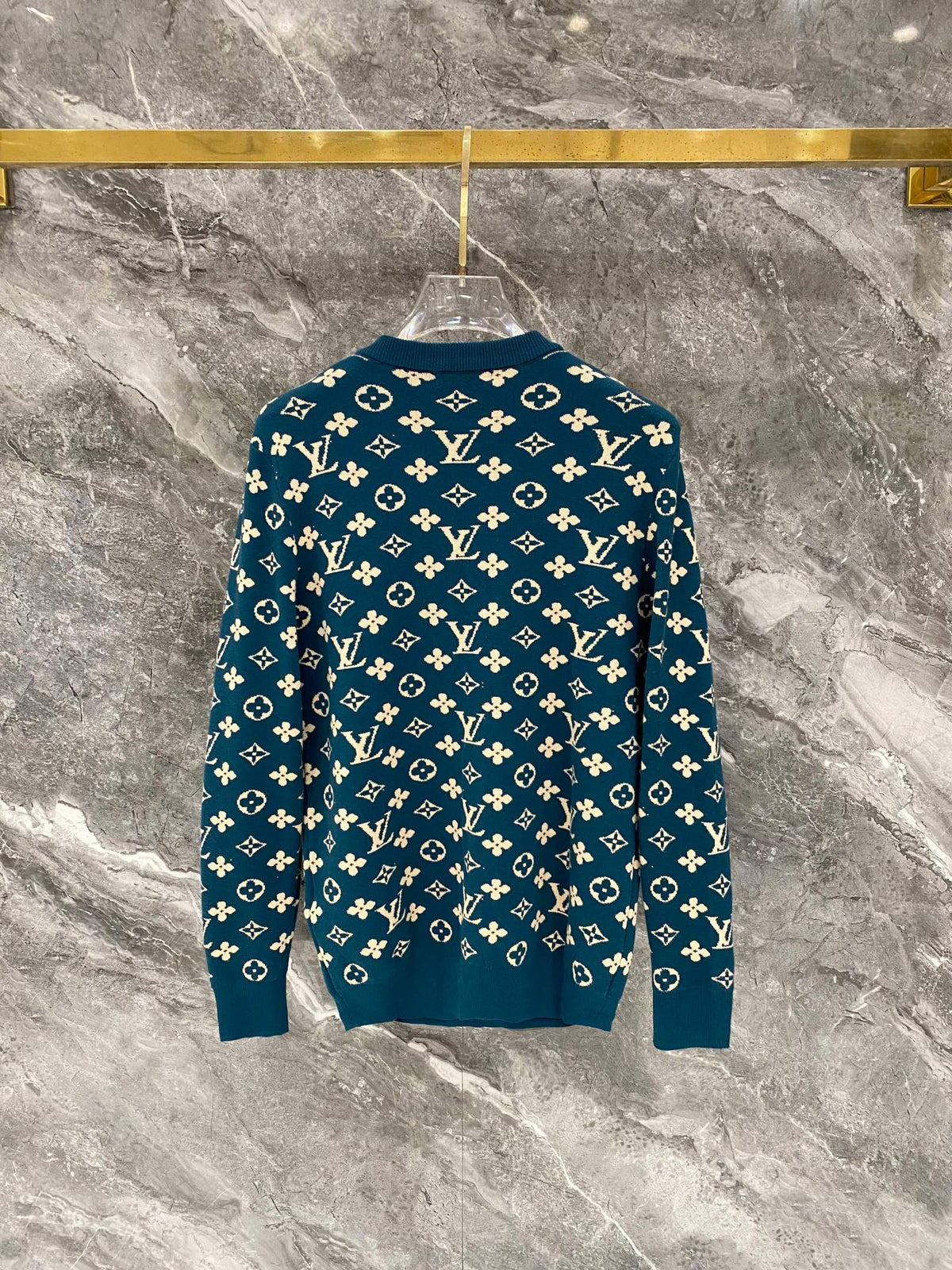 260910 New high-quality, soft and skin-friendly full-print sweater