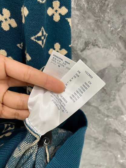 260910 New high-quality, soft and skin-friendly full-print sweater
