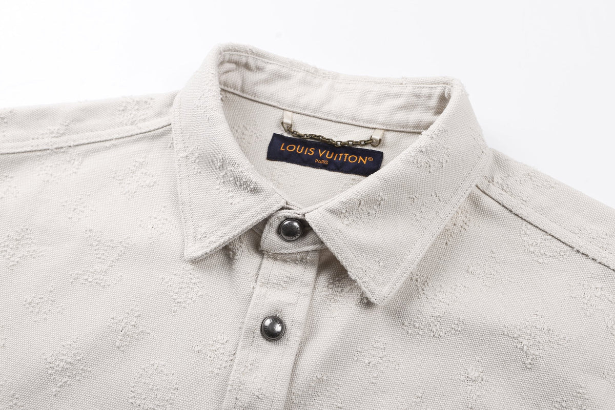 260910 New high-quality custom full-print jacquard fabric tailored denim jacket/suit