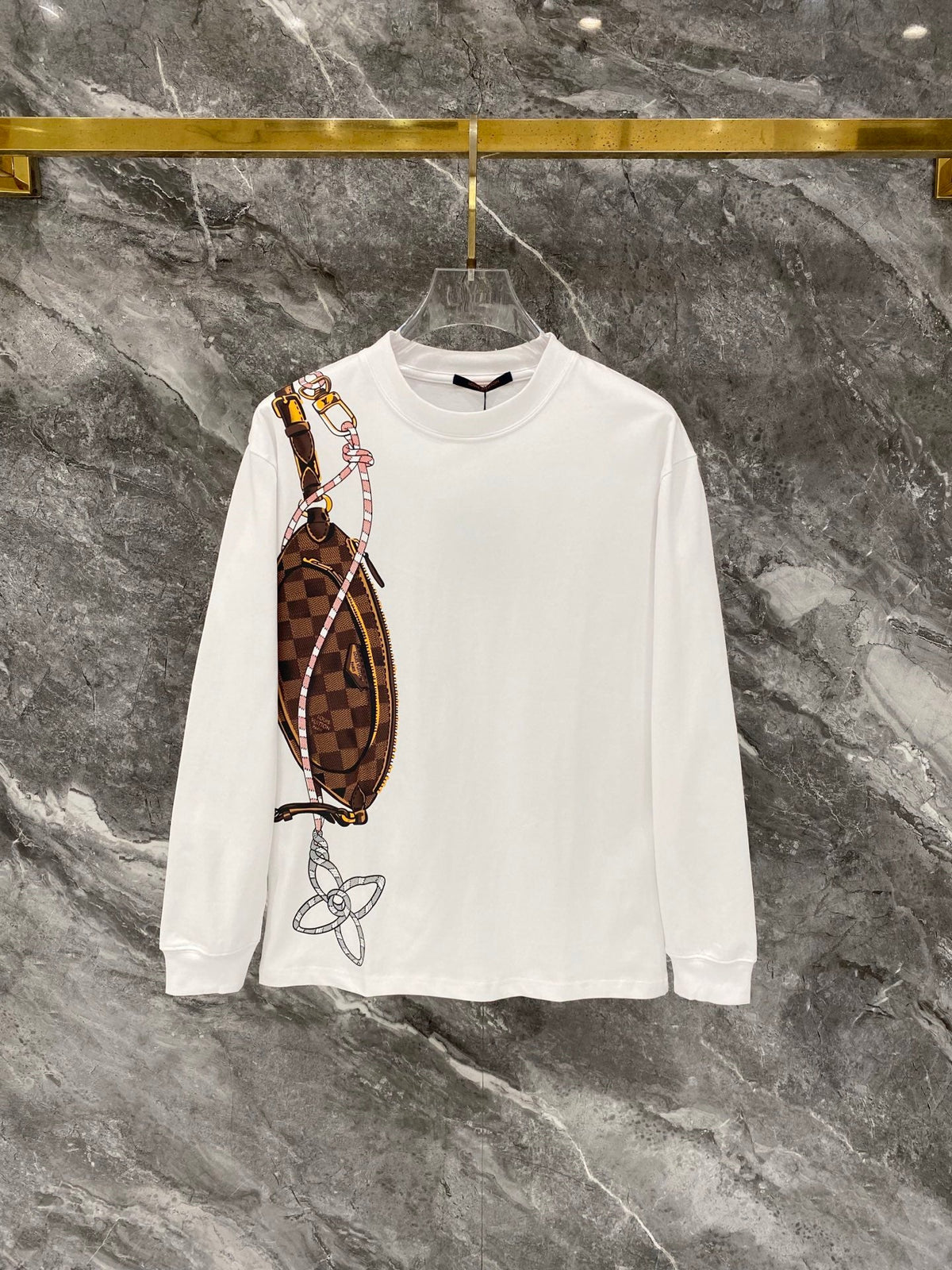 260910 New high-quality crossbody bag with a stylish round-neck hoodie design