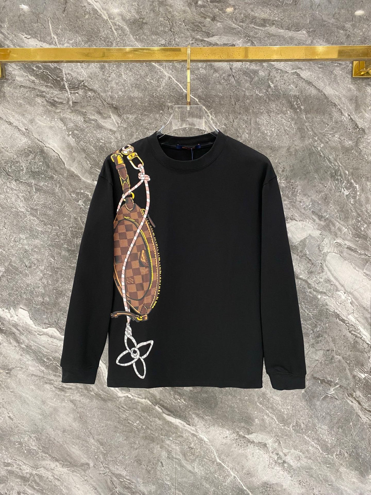260910 New high-quality crossbody bag with a stylish round-neck hoodie design