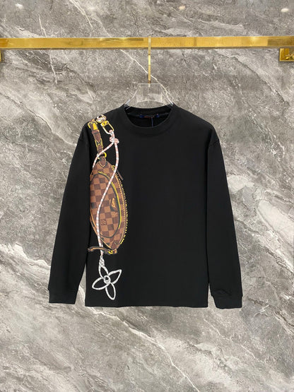 260910 New high-quality crossbody bag with a stylish round-neck hoodie design