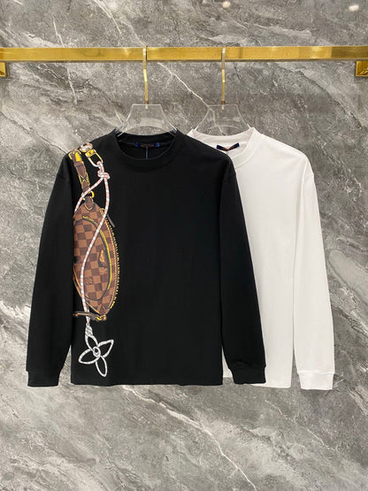 260910 New high-quality crossbody bag with a stylish round-neck hoodie design