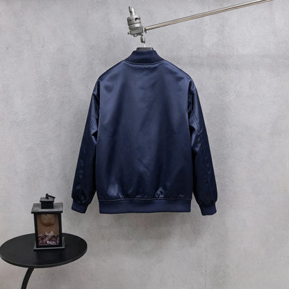 260910 New high-quality classic embroidered zipper baseball jacket
