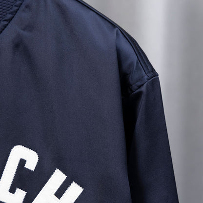 260910 New high-quality classic embroidered zipper baseball jacket