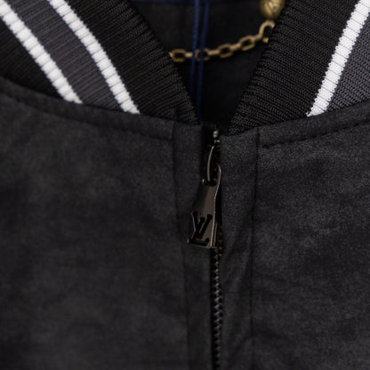 260910 New high-quality custom fabric color-matched baseball jacket with contrasting design