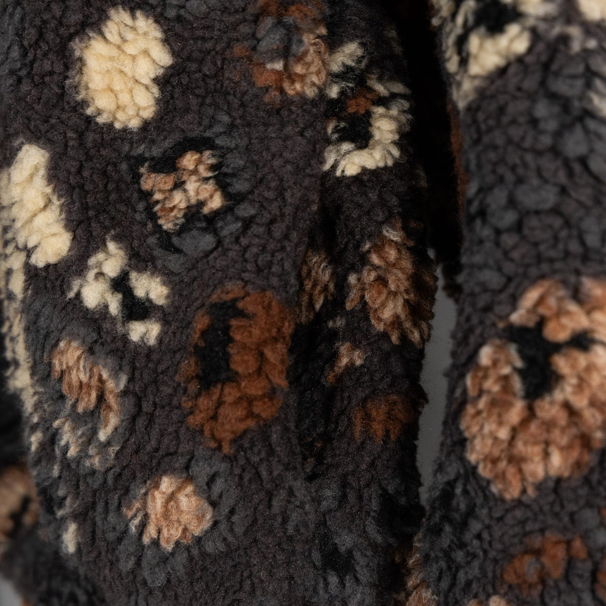 260910 New high-quality thick sheepskin custom-patterned zipper coat