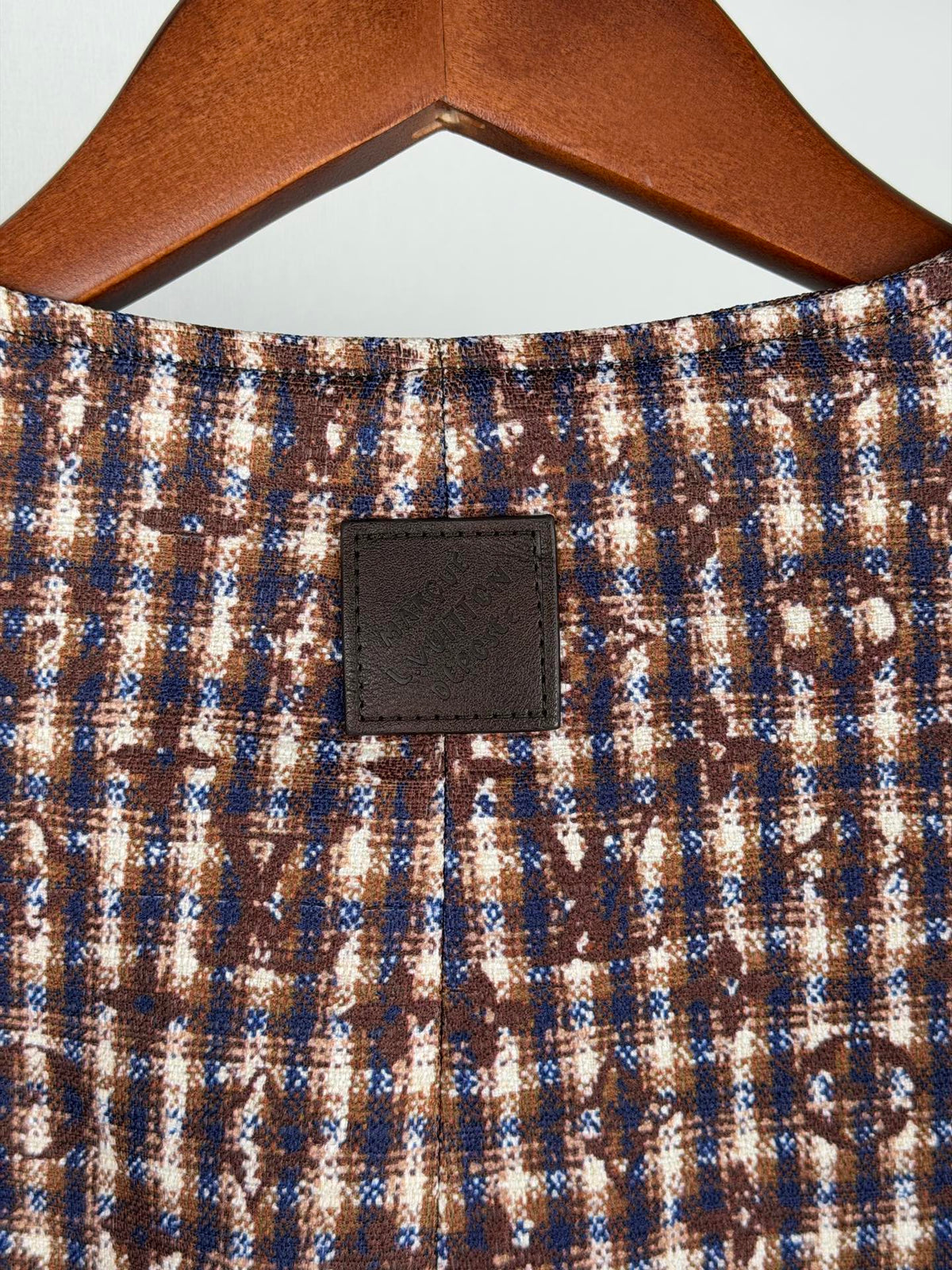 260910 New high-quality custom-made fabric unbuttoned tweed jacket coat