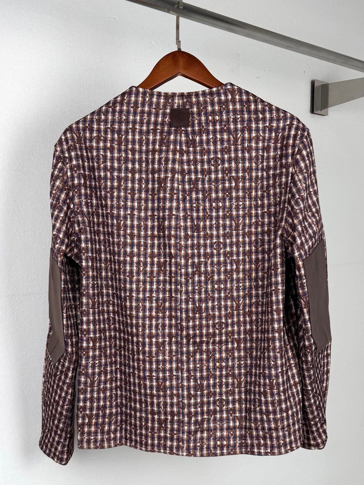 260910 New high-quality custom-made fabric unbuttoned tweed jacket coat