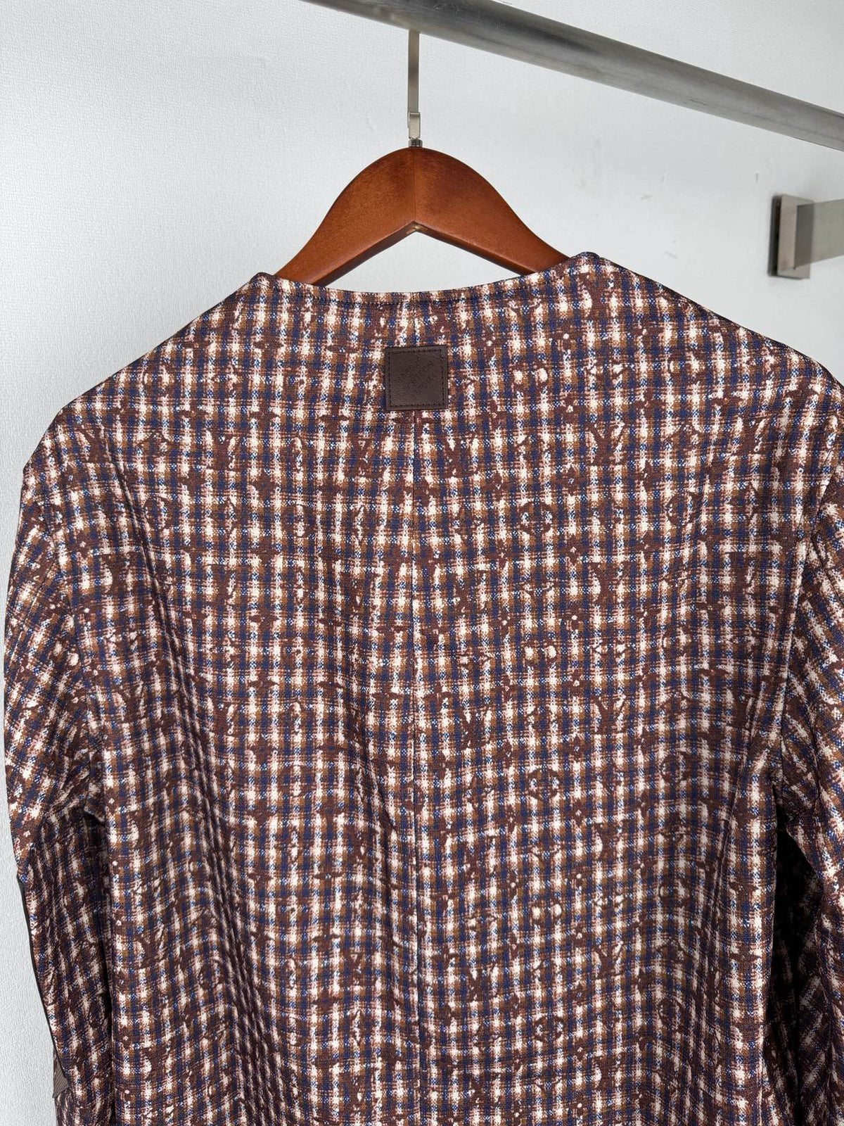 260910 New high-quality custom-made fabric unbuttoned tweed jacket coat