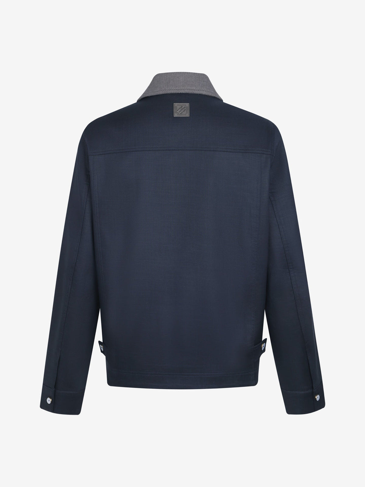 260910 New high-quality leather-embroidered blended work jacket