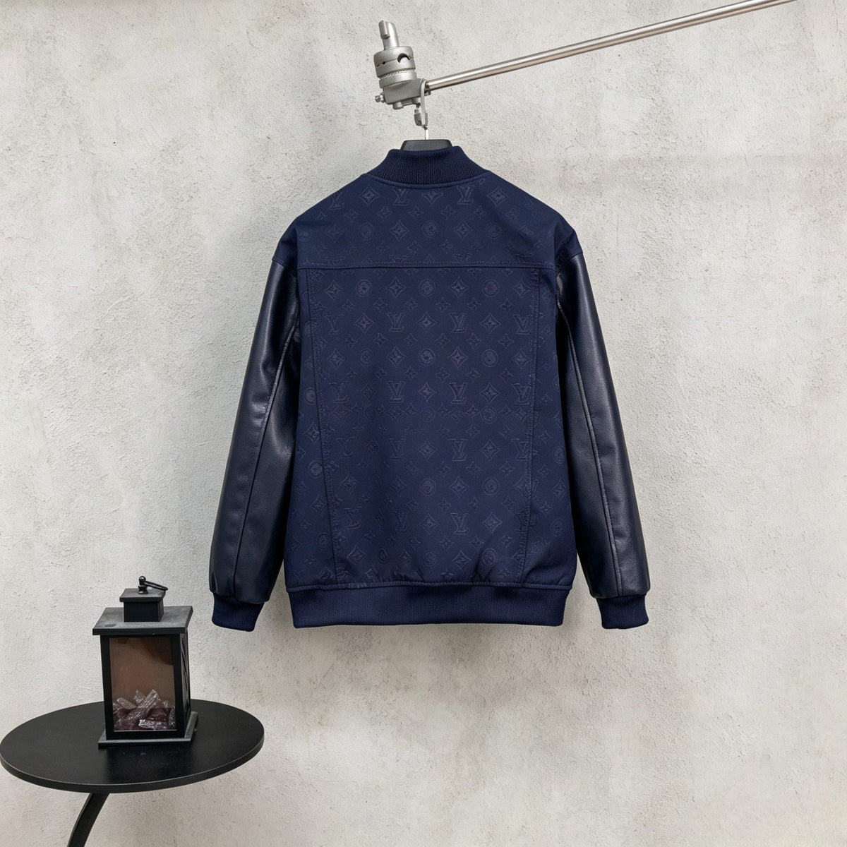 260910 New high-quality full-printed and stitched leather sleeve baseball jacket