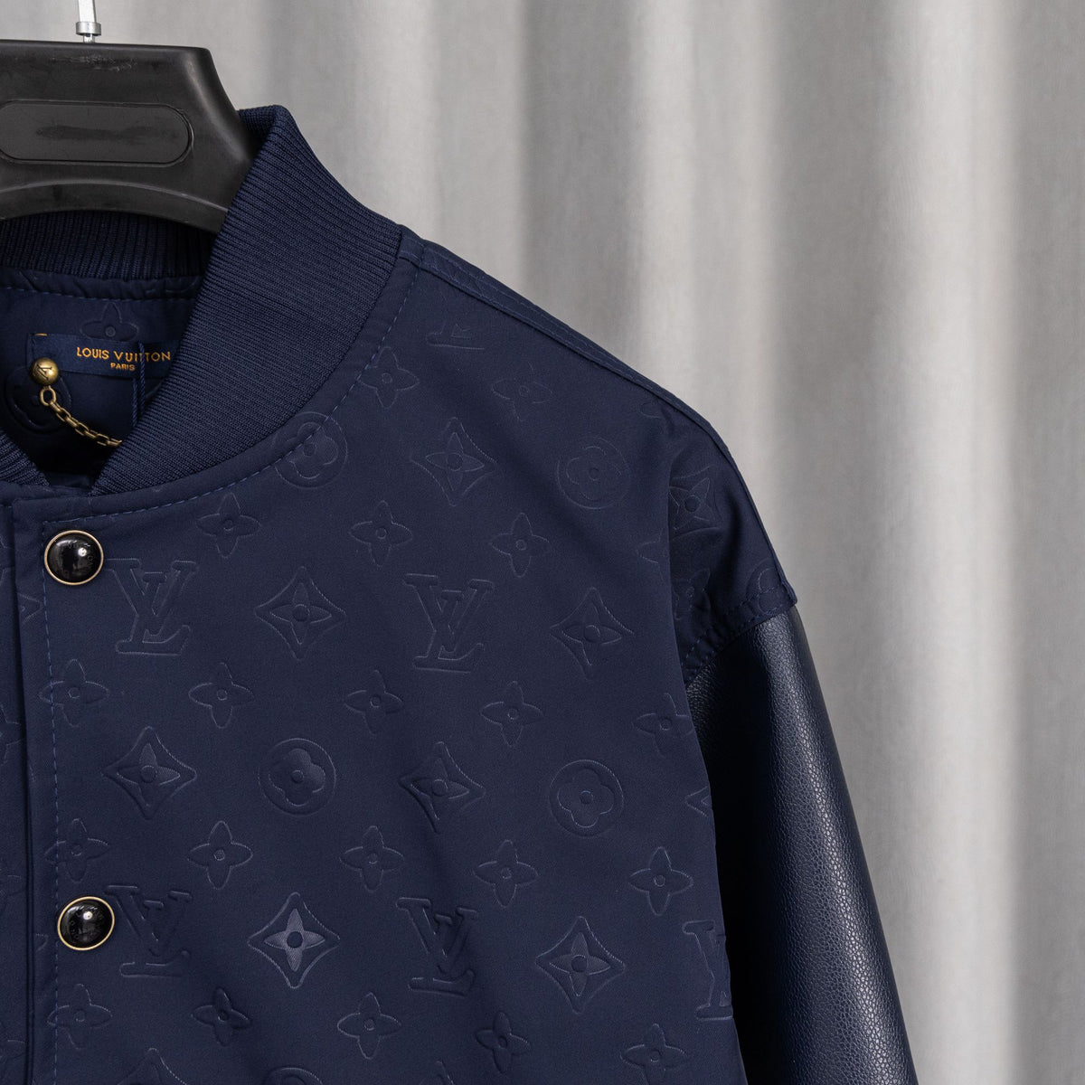 260910 New high-quality full-printed and stitched leather sleeve baseball jacket