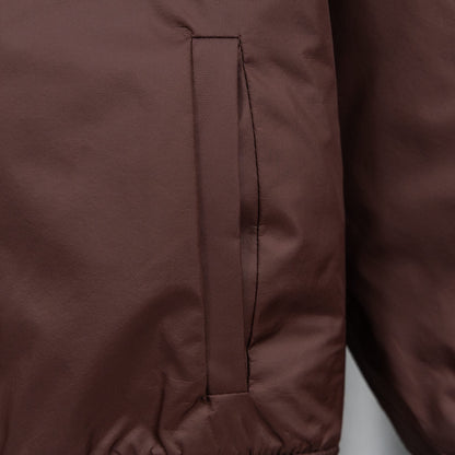 260910 New high-quality brown vintage baseball jacket