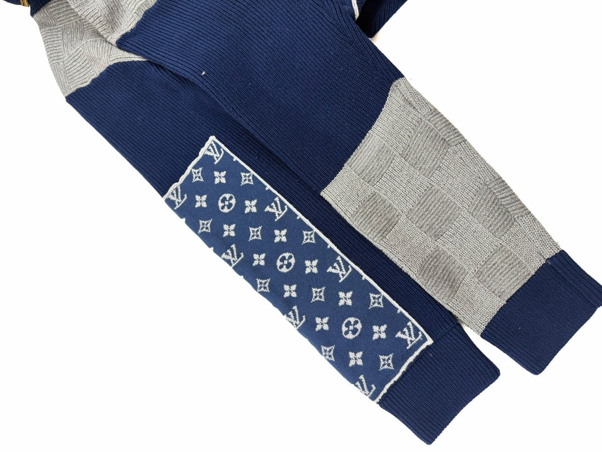260910 New high-quality stitched zipper high-neck long-sleeved knitted shirt coat