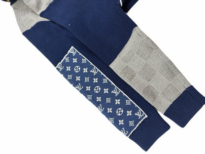 260910 New high-quality stitched zipper high-neck long-sleeved knitted shirt coat