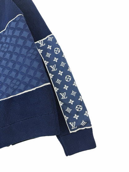 260910 New high-quality stitched zipper high-neck long-sleeved knitted shirt coat