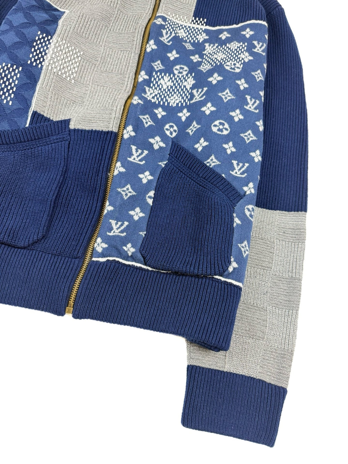 260910 New high-quality stitched zipper high-neck long-sleeved knitted shirt coat