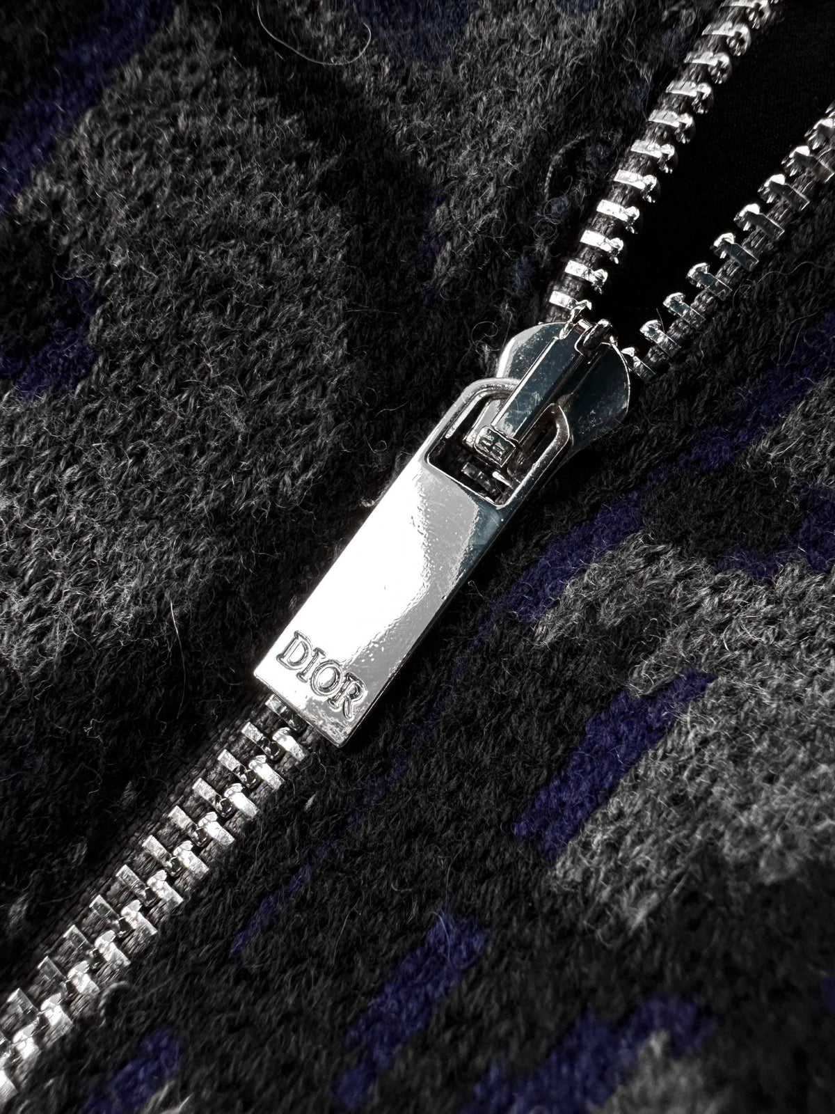 260917 New high-quality gradient-printed zipper pullover sweater jacket