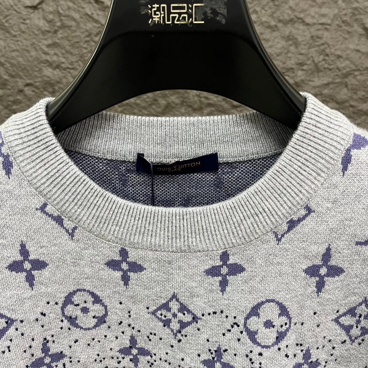 260917 New high-quality jacquard printed multi-layer gradient design felt sweater