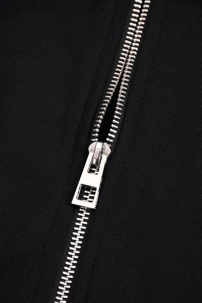 260917 New high-quality classic jacquard pattern paired with leather drawstring pullover shirt