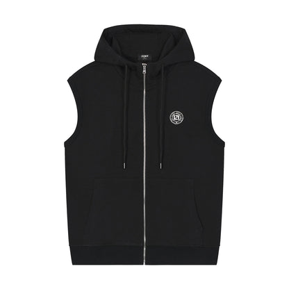 260917 New high-quality black sports zip-up short-sleeved t-shirt