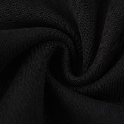 260917 New high-quality black sports zip-up short-sleeved t-shirt