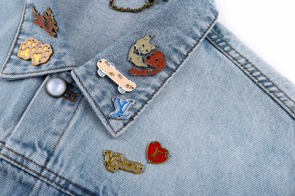 260917 New high-quality blue denim hardware decorated comfortable denim jacket