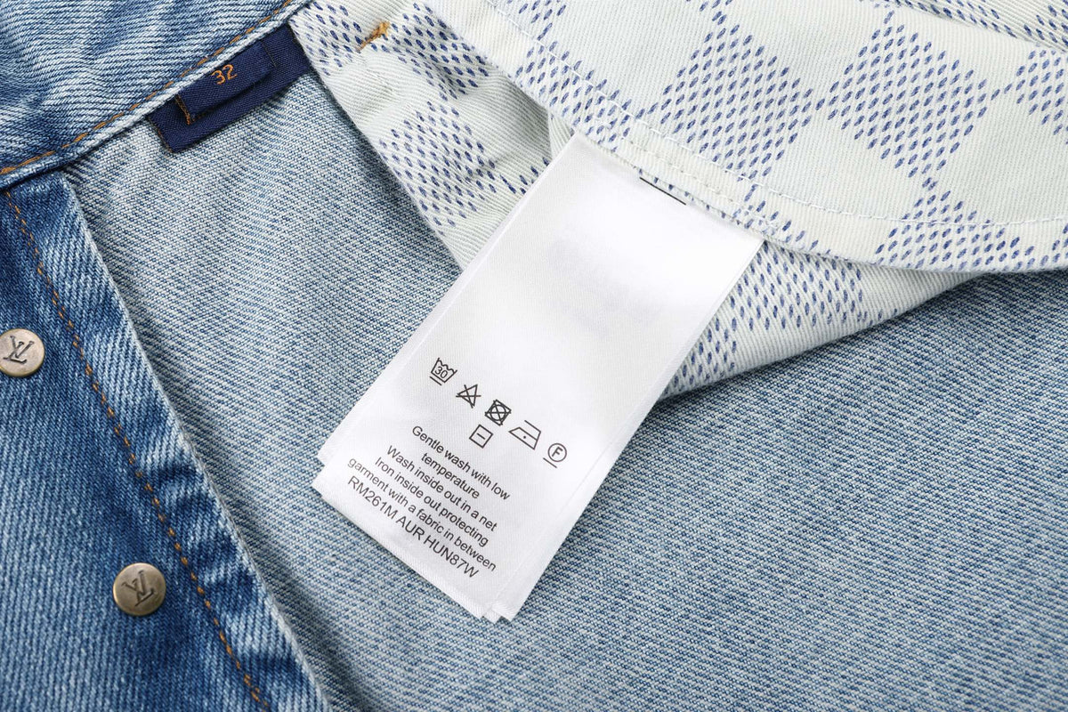 260917 New high-quality blue denim men's casual pants with stylish hardware accents