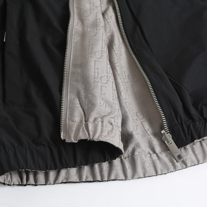 260917 New high-quality full-print jacquard textured stripe zipper jacket coat