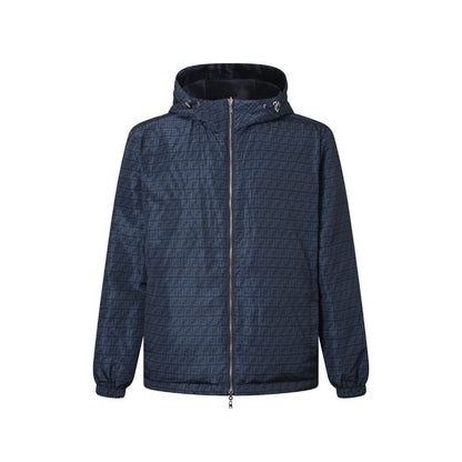 260917 New high-quality classic printed zipper cotton coat