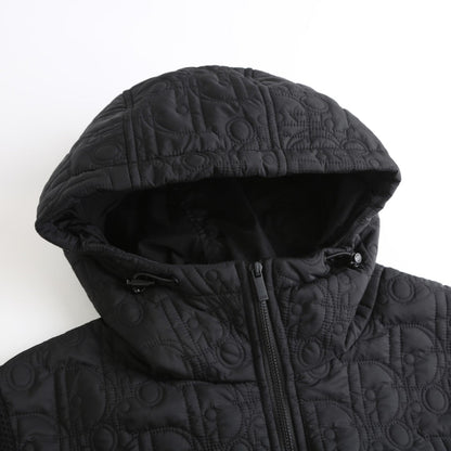 260917 New high-quality embroidered wool blend cotton coat with patchwork design