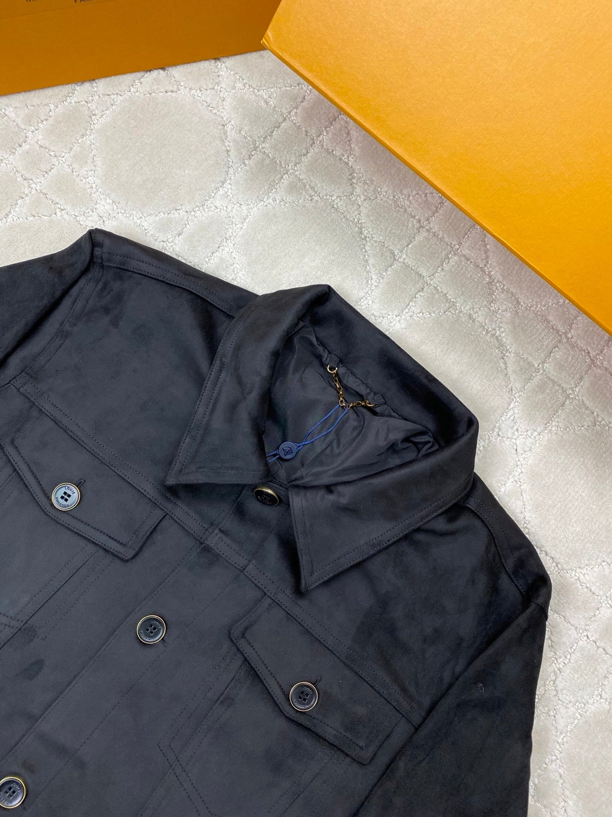 260917 New high-quality suede fabric comfortable design custom-made zipper coat