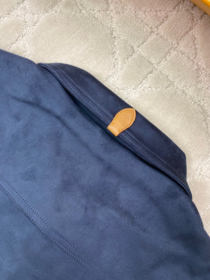 260917 New high-quality suede fabric comfortable design custom-made zipper coat