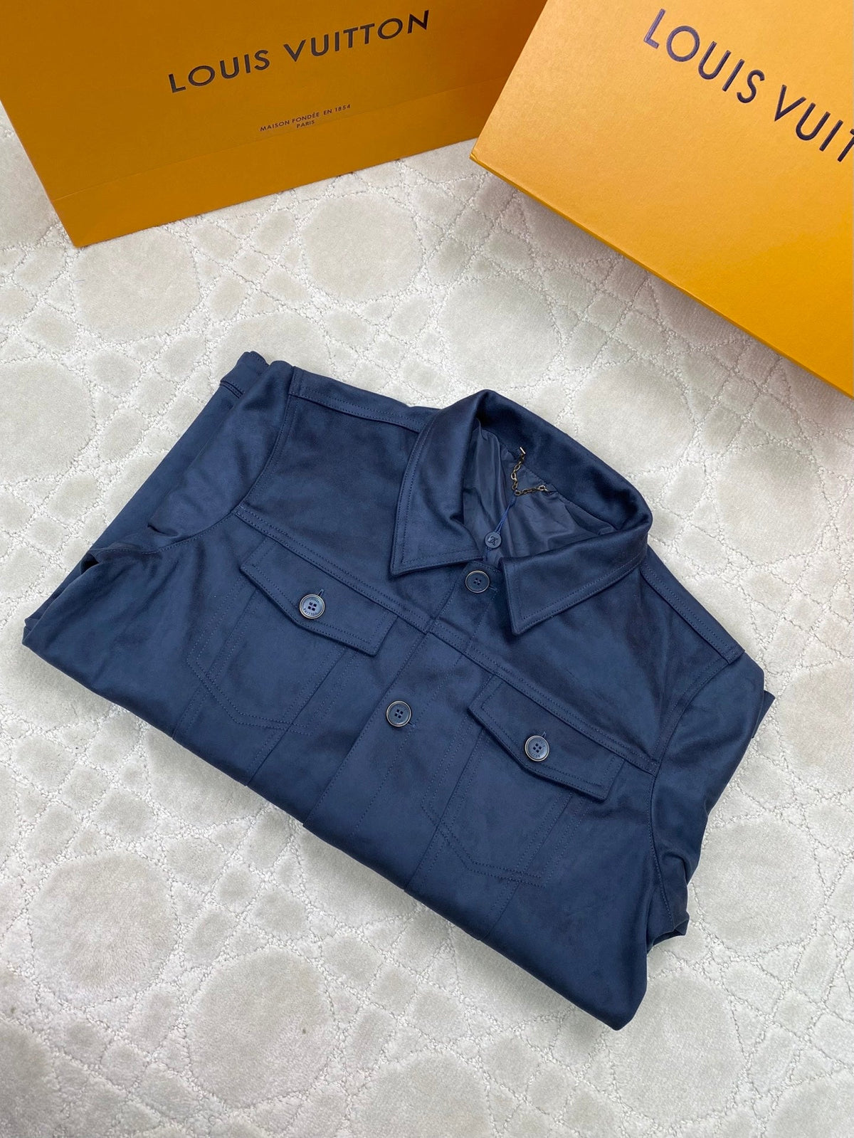 260917 New high-quality suede fabric comfortable design custom-made zipper coat