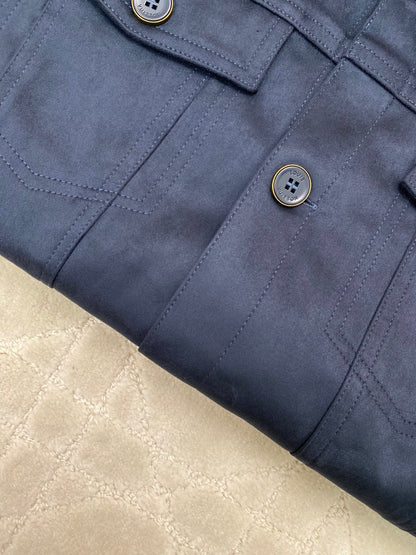 260917 New high-quality suede fabric comfortable design custom-made zipper coat