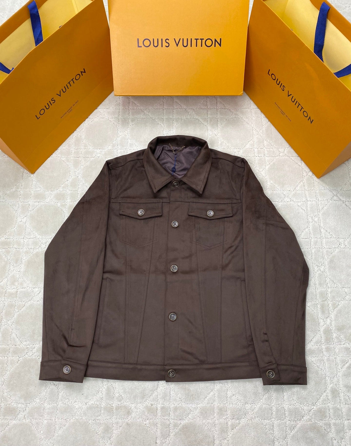 260917 New high-quality suede fabric comfortable design custom-made zipper coat