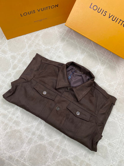260917 New high-quality suede fabric comfortable design custom-made zipper coat