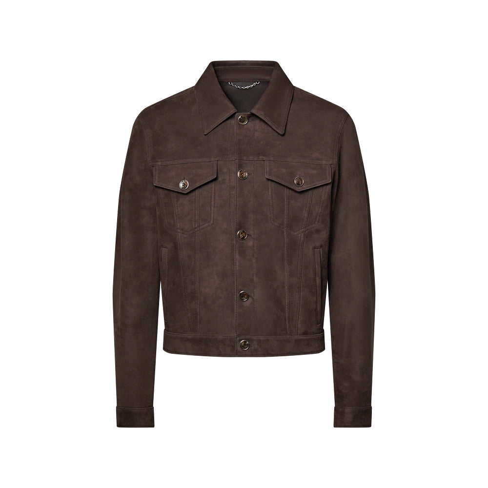 260917 New high-quality suede fabric comfortable design custom-made zipper coat