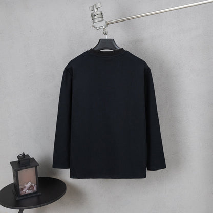 260917 New high-quality, simple and casual long-sleeved base layer shirt