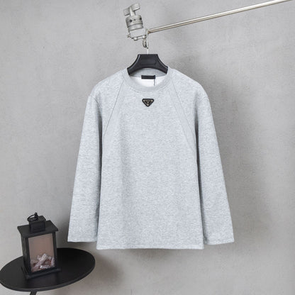 260917 New high-quality, simple and casual long-sleeved base layer shirt