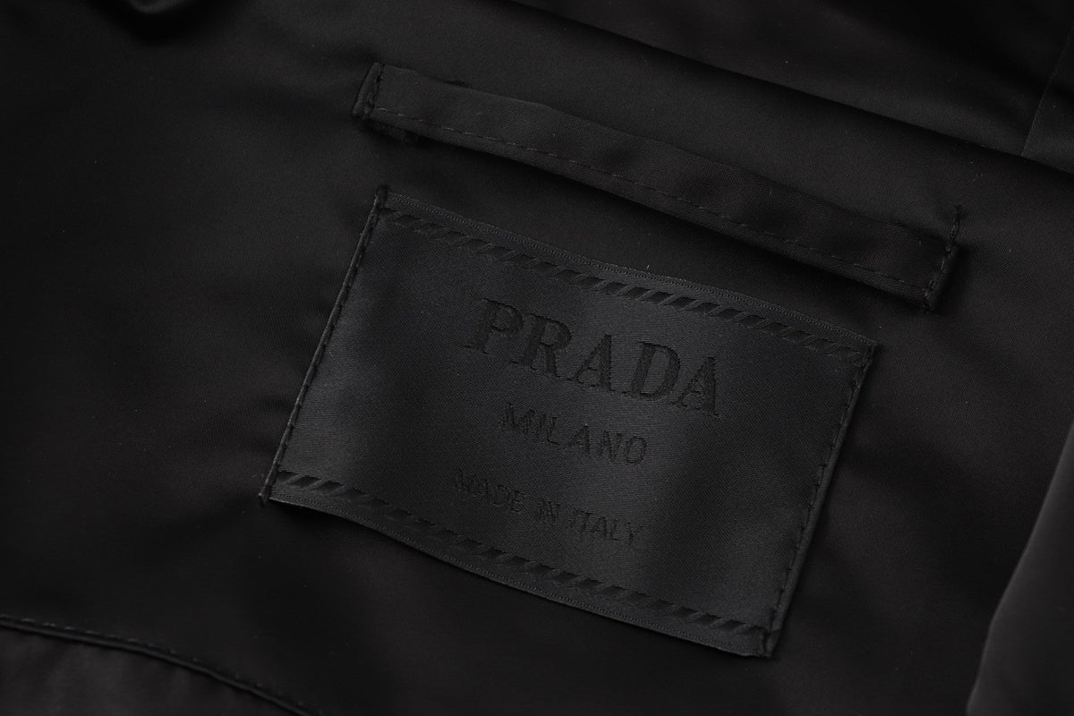 260917 New high-quality heavy-duty pocket windproof zipper coat with chain link design