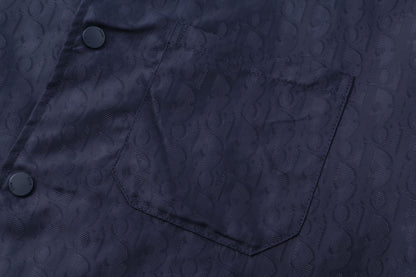260917 New high-quality full-printed textured full-printed retro coat