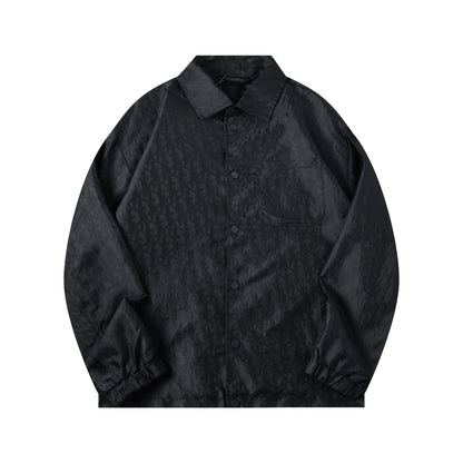 260917 New high-quality full-printed textured full-printed retro coat