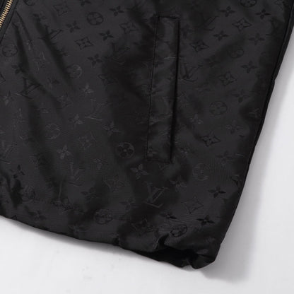 260917 New high-quality fully-printed jacquard zipper heavy-duty windproof jacket coat