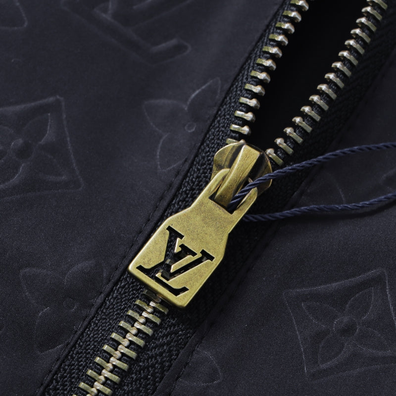 260917 New high-quality three-dimensional relief square-neck zipper long-sleeved loose jacket