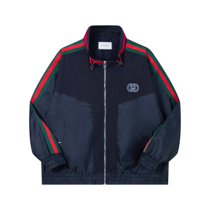 260917 New high-quality woven zipper sports jacket