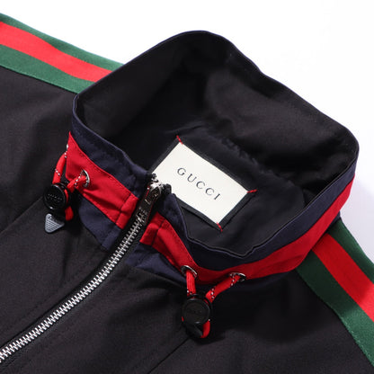 260917 New high-quality woven zipper sports jacket